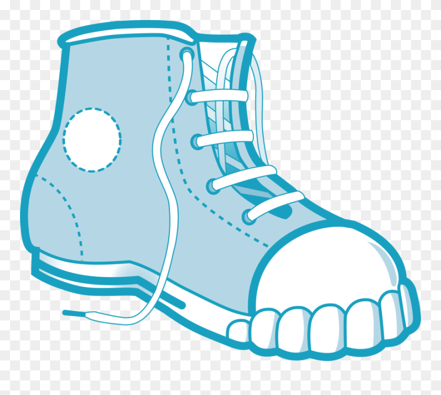 Line Art,area,artwork - Untied Shoe Clip Art - Png Download