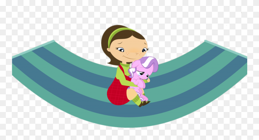Willa Holding Animal - Cartoon Clipart