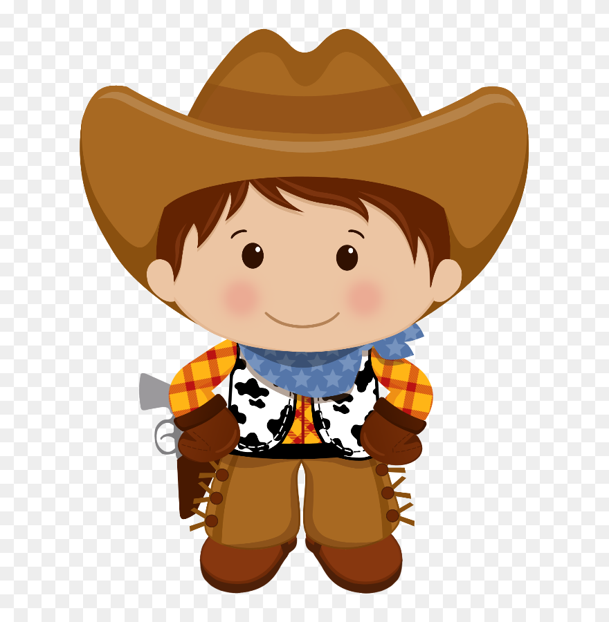 Wild West Book Fair Clipart Clipart Library Download - Cowboy Kid Clipart - Png Download