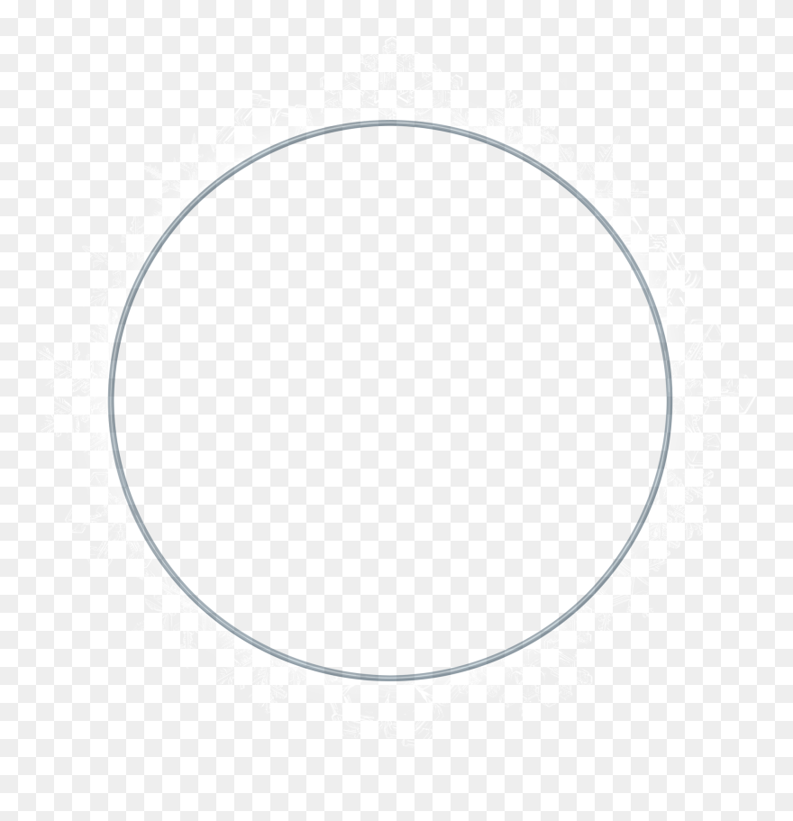 Snowflake Png Image - Circle Clipart