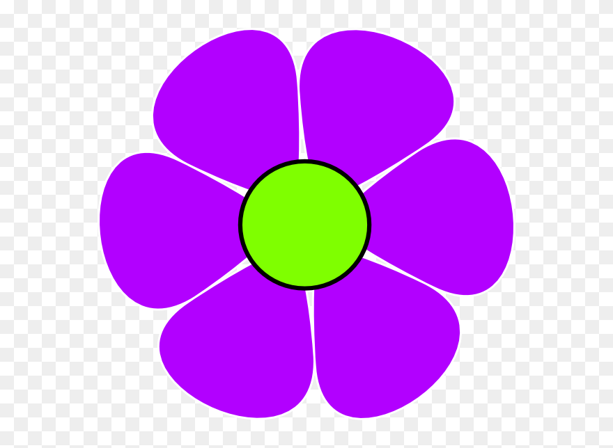 Fpfc50 - Clip Art Flowers Purple - Png Download
