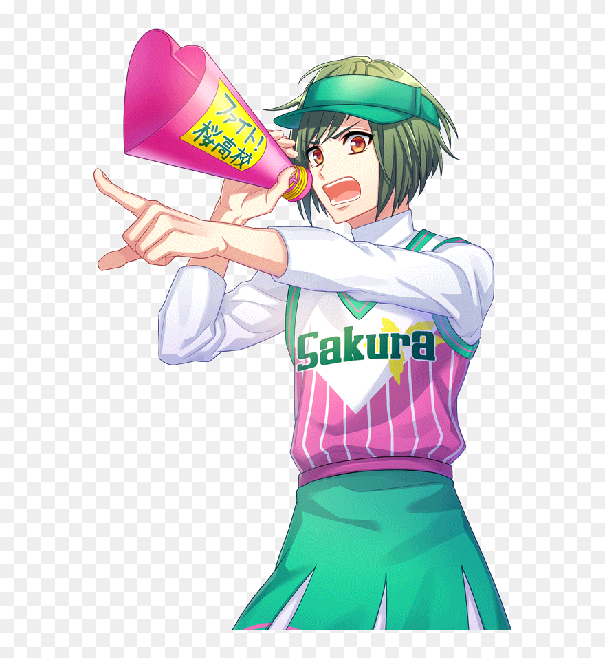 Yuki A3 Cheerleader Clipart