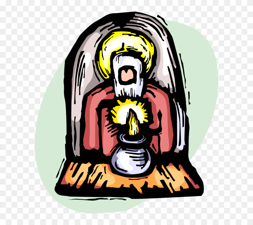 Christian Vector Prayer - Vector Graphics Clipart