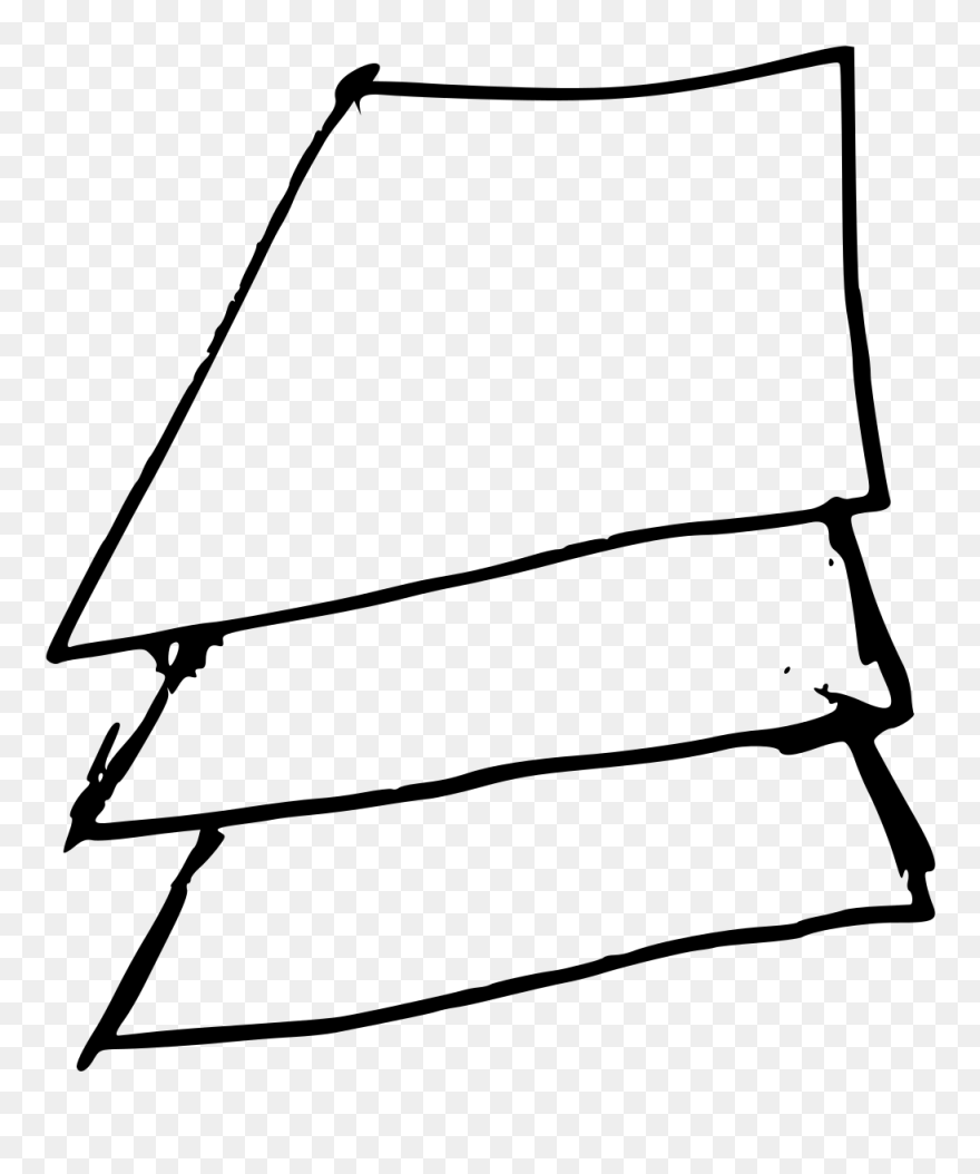 Transparent Stack Of Paper Clipart - Png Download