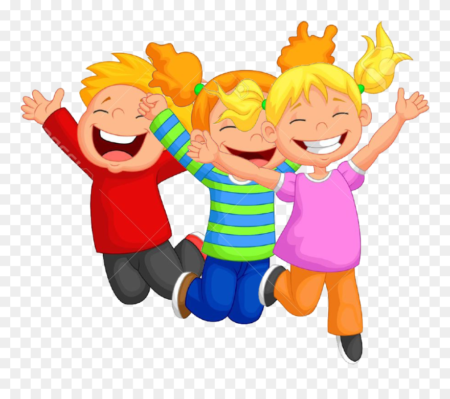 Kids Jumping Clipart Png For Kids - Happy Children Clip Art Transparent Png