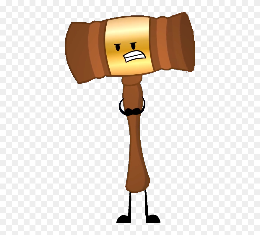 Clipart Hammer Judges - Inanimate Insanity Judge Gavel - Png Download