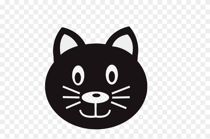Cat Royalty-free Clip Art - Naris De Gato Fondo Negro - Png Download