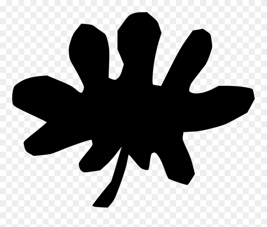 Leaf,monochrome Photography,tree - Four-leaf Clover Clipart