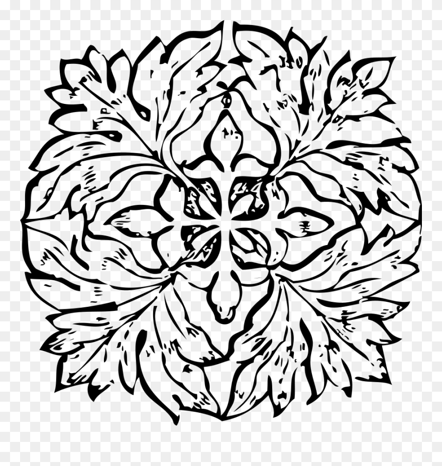 Leaf Decoration Svg Clip Arts - Clip Art - Png Download