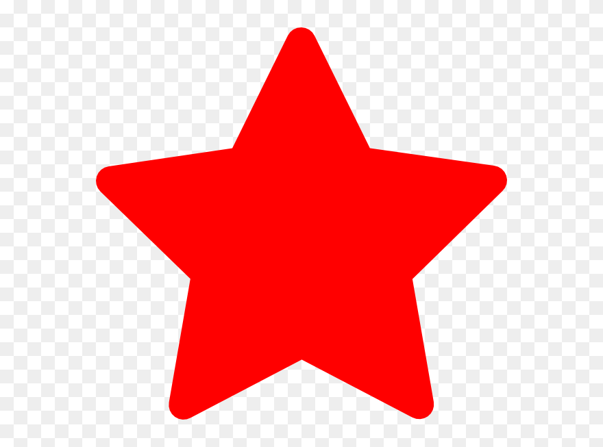Red Star, Star Red Clip Art Clkerm Vector Clip Art - Gray Star Clipart - Png Download