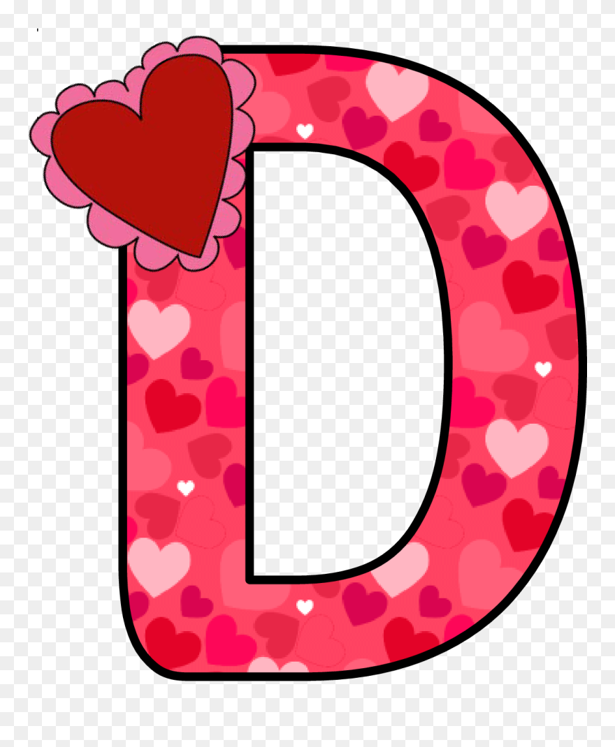 Free Printable Valentine Alphabet Letters Clipart