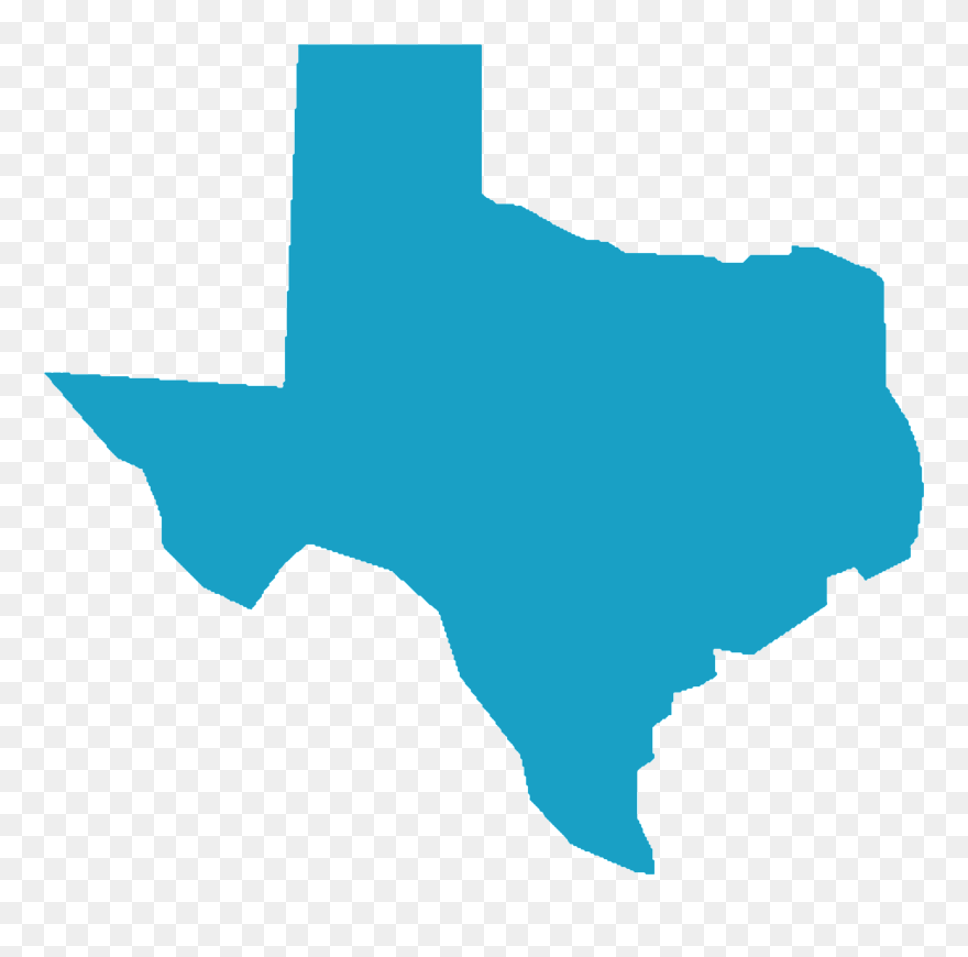 Texas Outline Png - State Of Texas Transparent Background Clipart