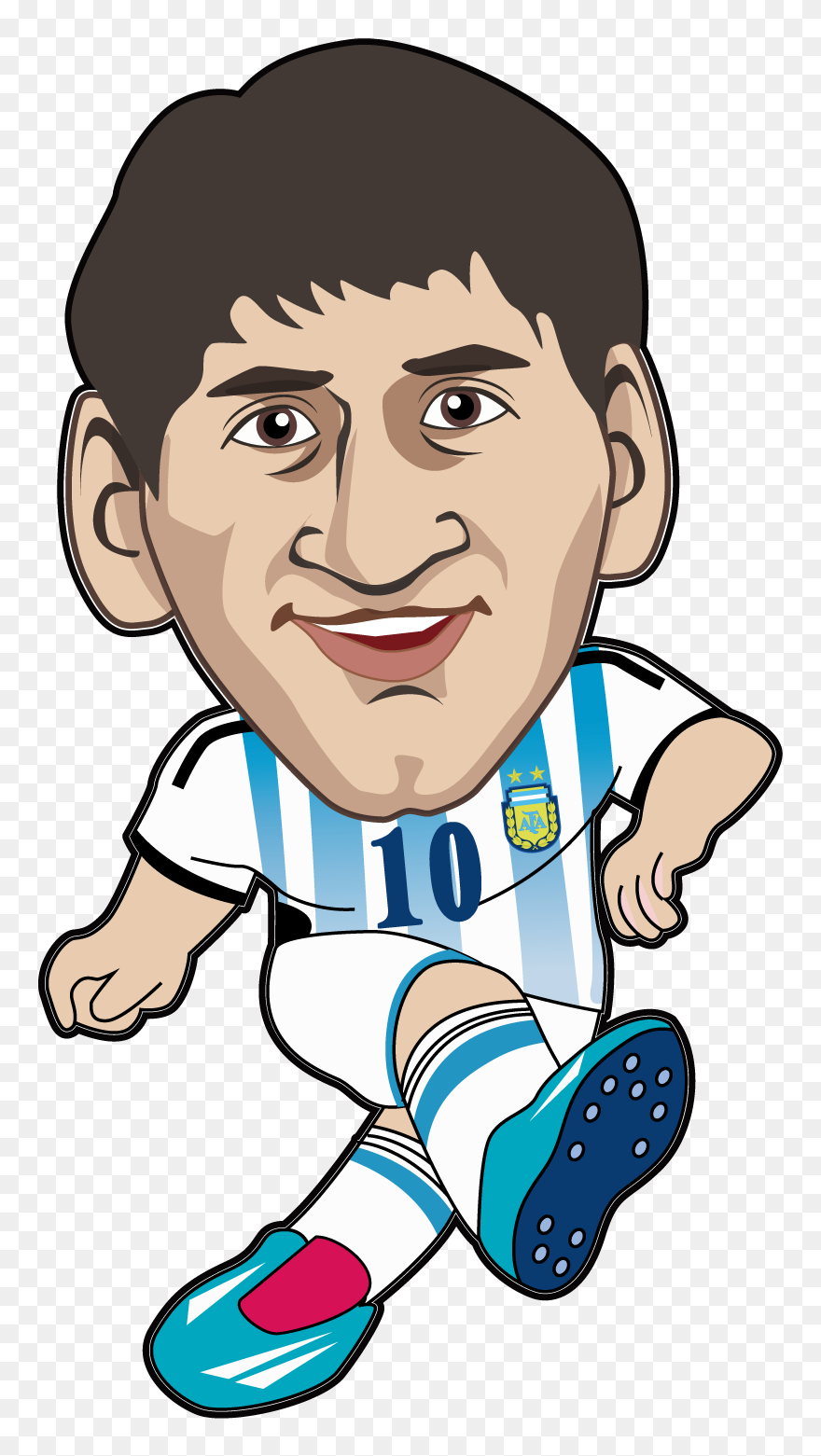 Liga La Messi National Football Barcelona Player Clipart - Messi Clipart - Png Download