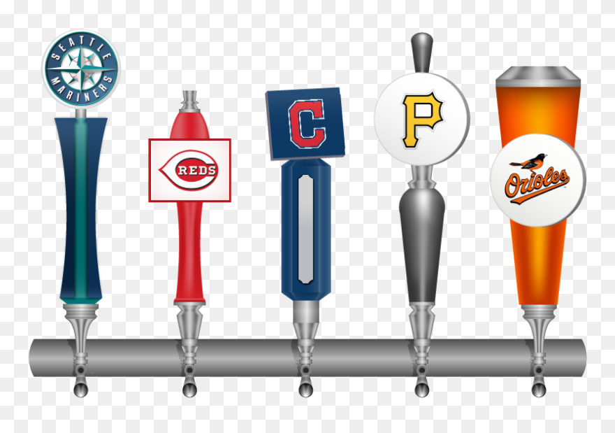 Budweiser Tap Brewery Clip - Taps Of Beer Clip Art - Png Download