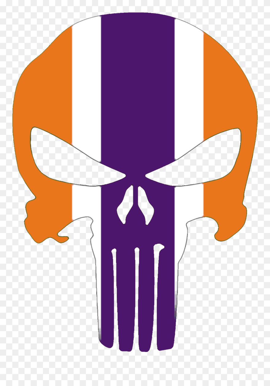 Library Of Skull Player Football Banner Png Files - Logo Cool Clemson Football Clipart