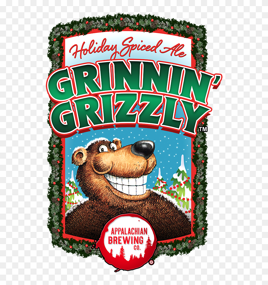 Grinnin-grizzly - Cartoon Clipart