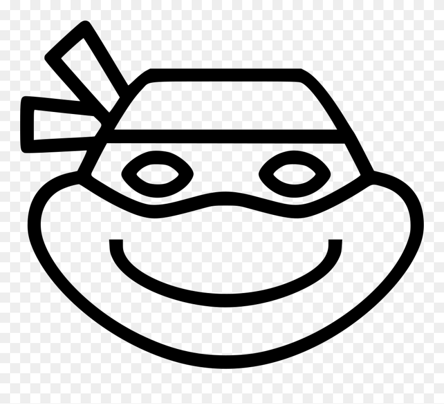 Ninja Turtle Donatello Humanoid - Ninja Trutle Clipart Back And White - Png Download