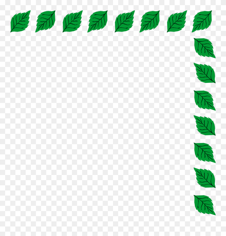 Corner Clipart Leaf, Corner Leaf Transparent Free For - Clip Art - Png Download