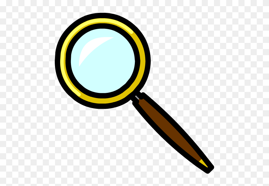 Red Clipart Magnifying Glass - Magnifying Glass Penguins Png Transparent Png
