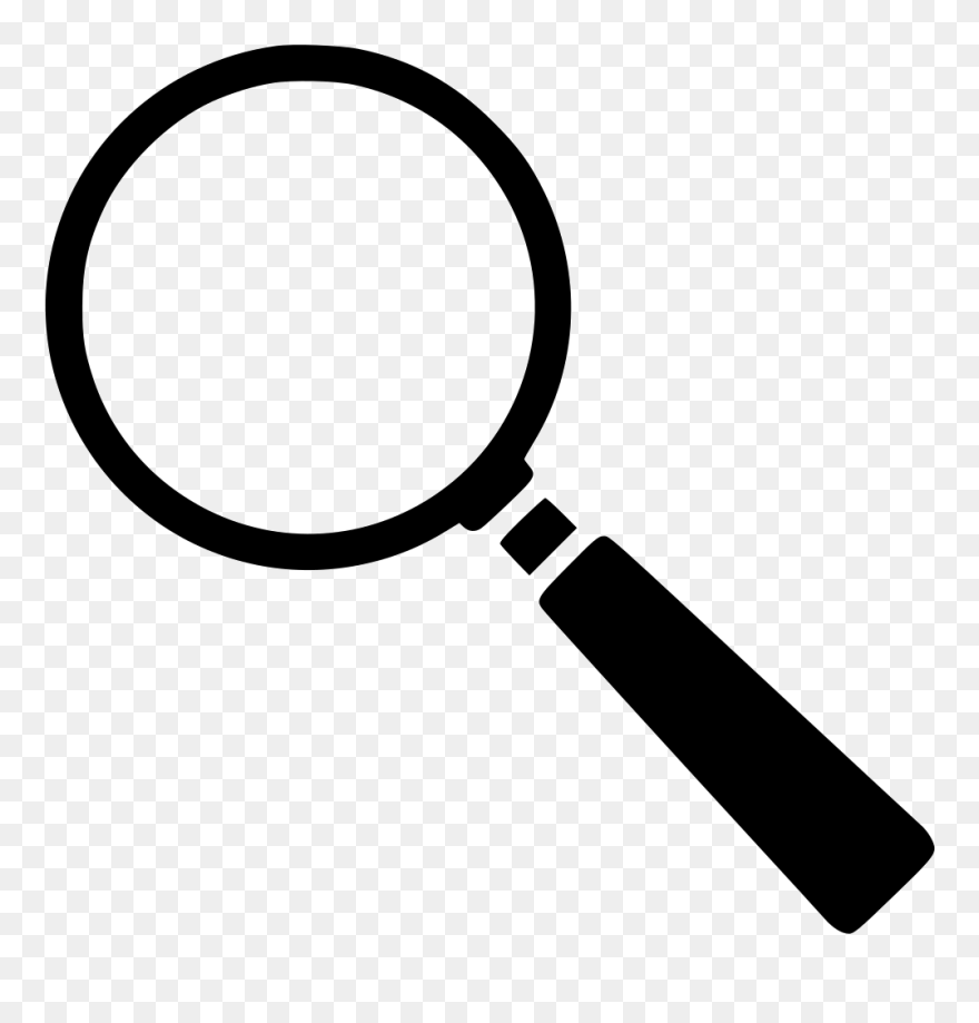 Lupe Clipart Transparent - Magnifying Glass Png Icon