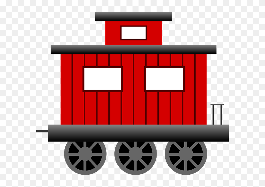 Caboose Clipart 3 - Train Caboose Clip Art - Png Download