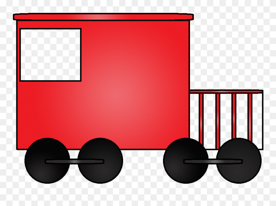 Train Caboose Clipart - Png Download