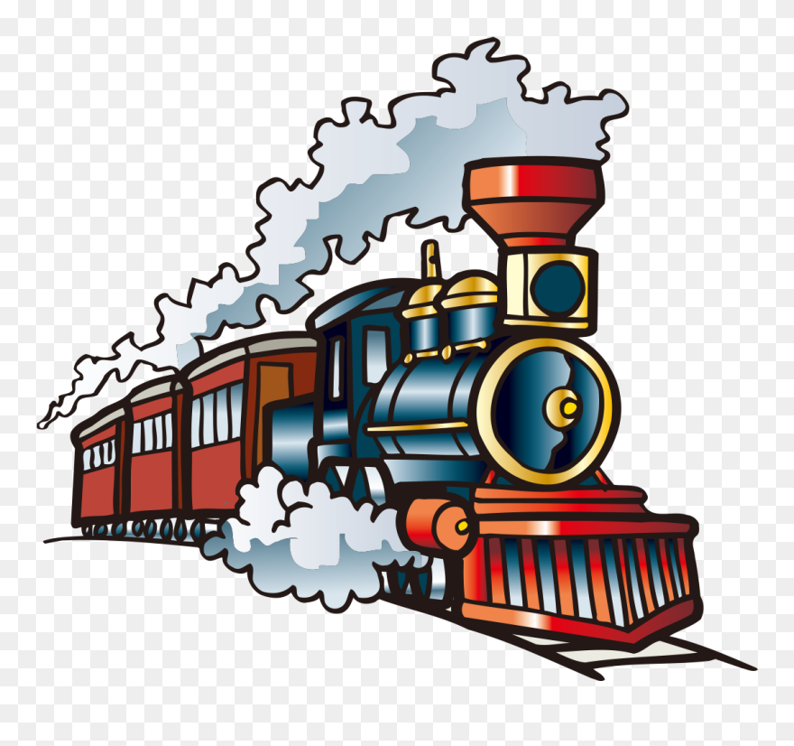 Transparent Train Cartoon Png - Train Clipart