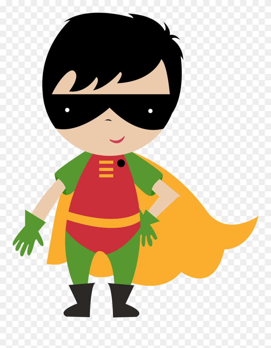 Baby Superheroes Clipart Png Super Heroes Clipart- - Boy Superhero Clipart Png Transparent Png