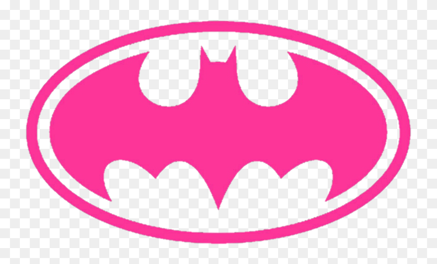 Pink Clipart Batgirl - Batman Logo - Png Download