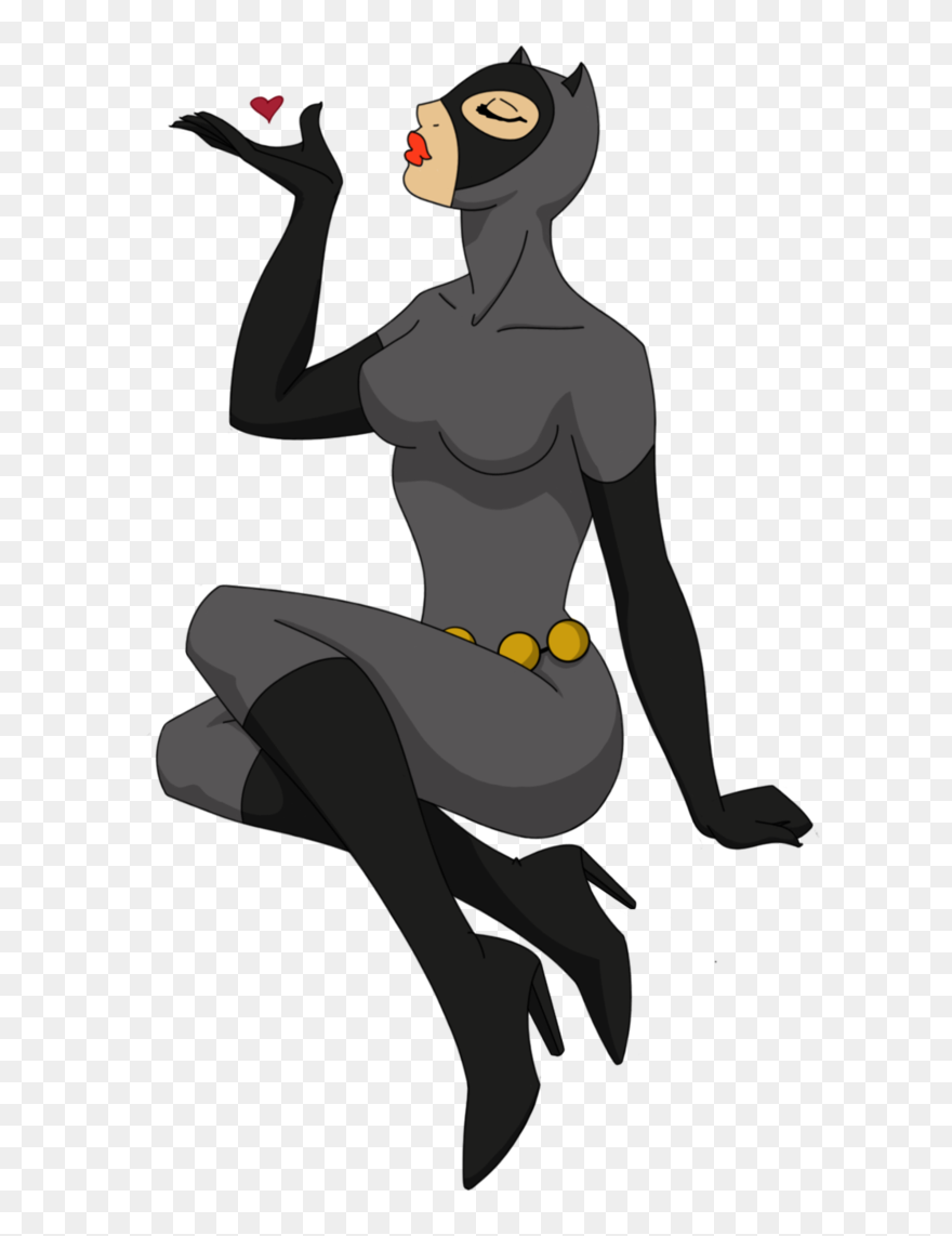Download Catwoman Clipart Cartoon - Cartoon Catwoman Png Transparent Png