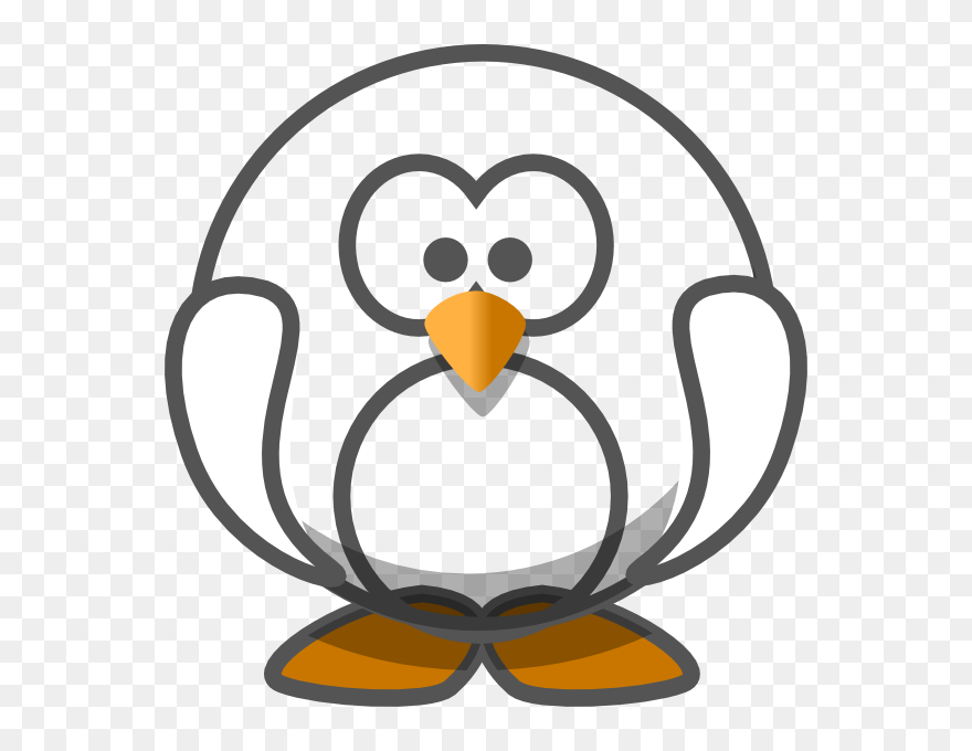 Transparent White Penguin Clip Art - Penguin No Background Icon - Png Download