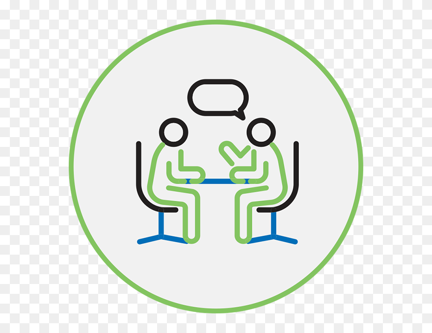 Career Management Icon - Circle Clipart