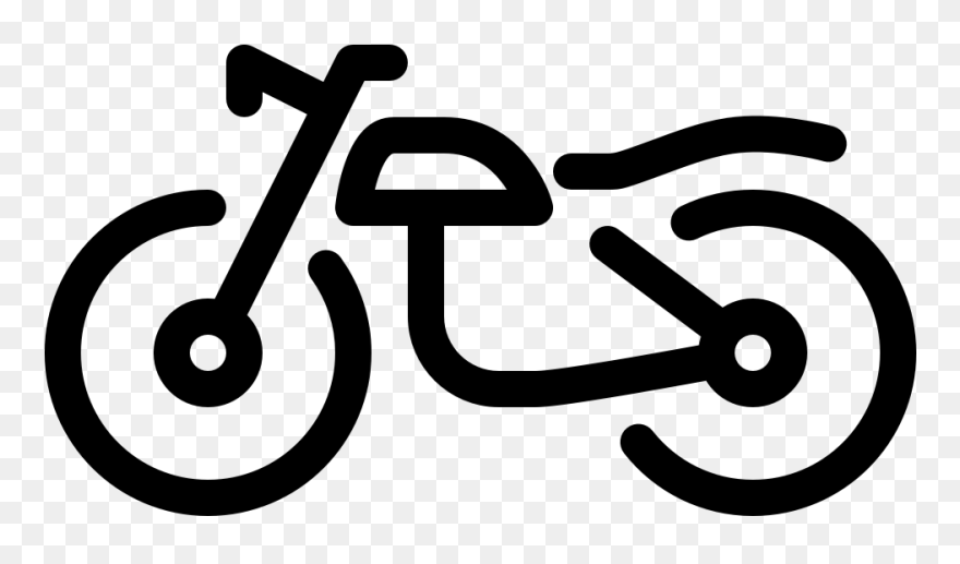 Vehicle Motorbike Icon - Graphic Design Clipart