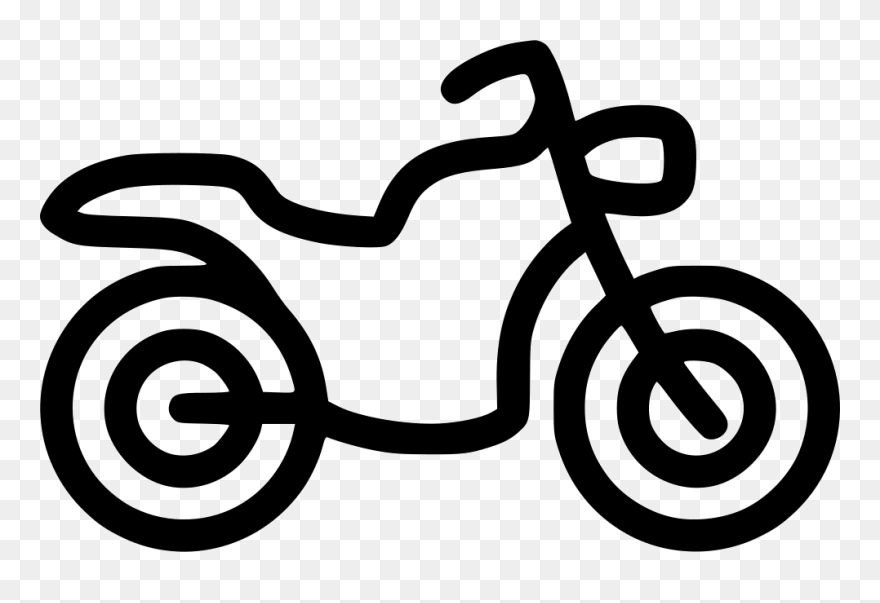 Motorcycle - Draw A Motorcycle Easy Clipart