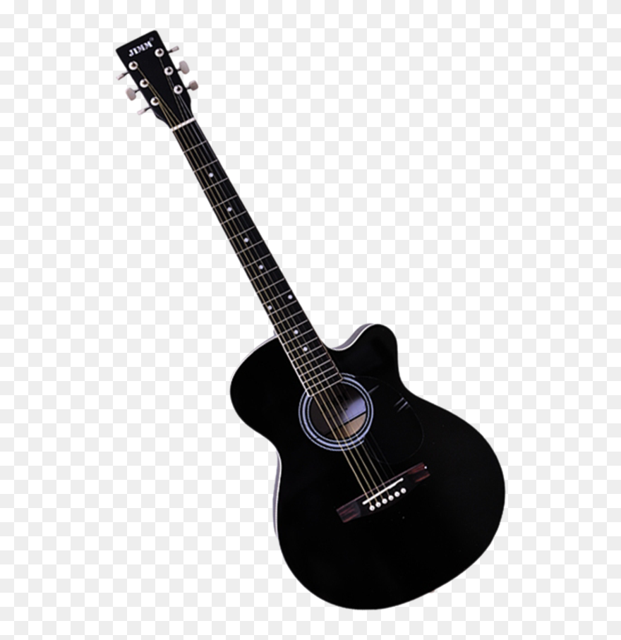 Transparent Guitar Clipart Black And White - Luna Guitar Fauna Phoenix - Png Download