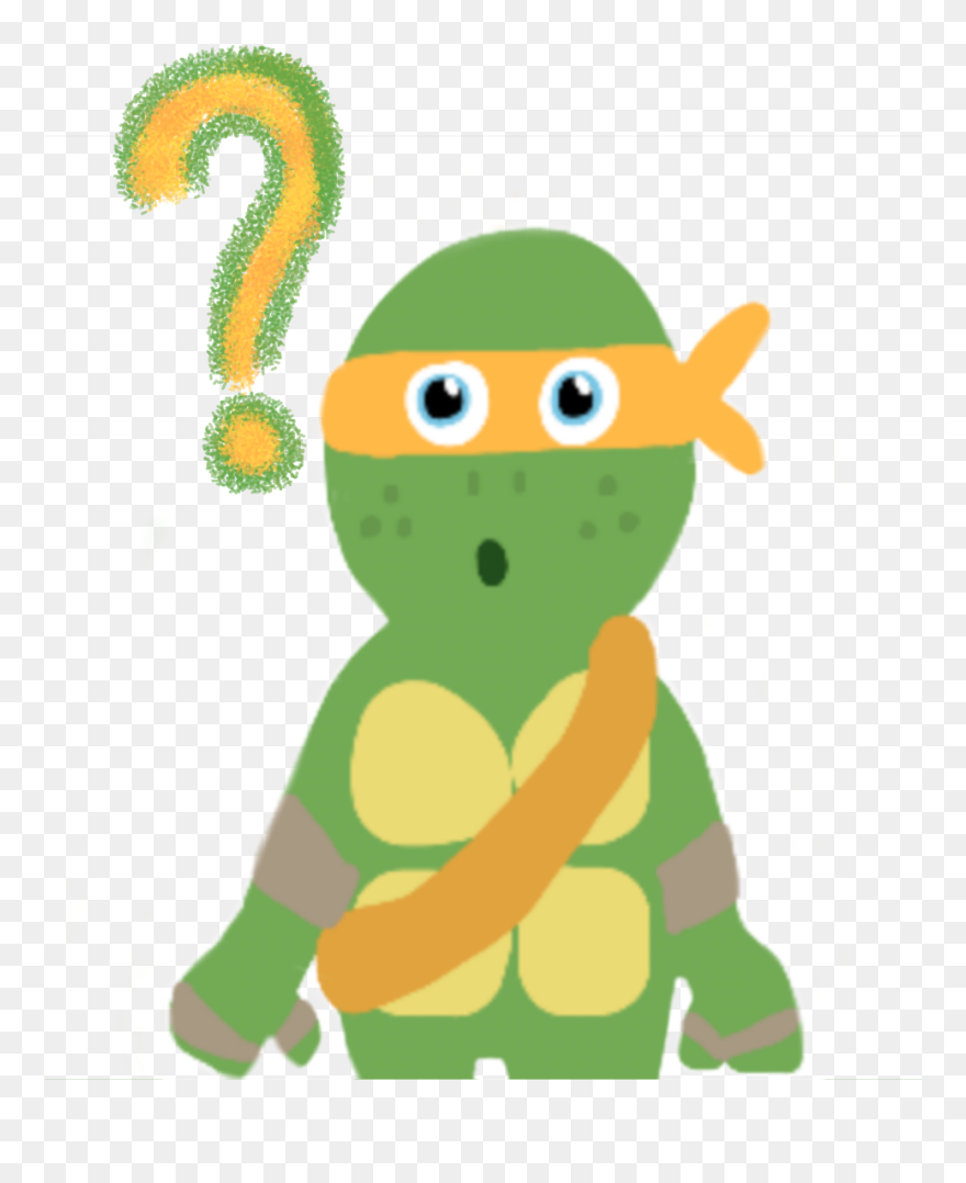 Mikey Thinks About Someone But We Don"t Know 😝🐢 - Cartoon Clipart