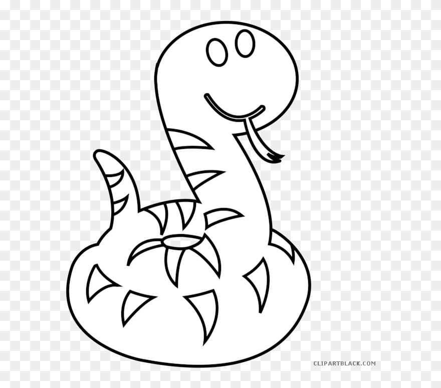 Page Of Clipartblack Com Animal Free Black - Snake Clipart Black And White - Png Download