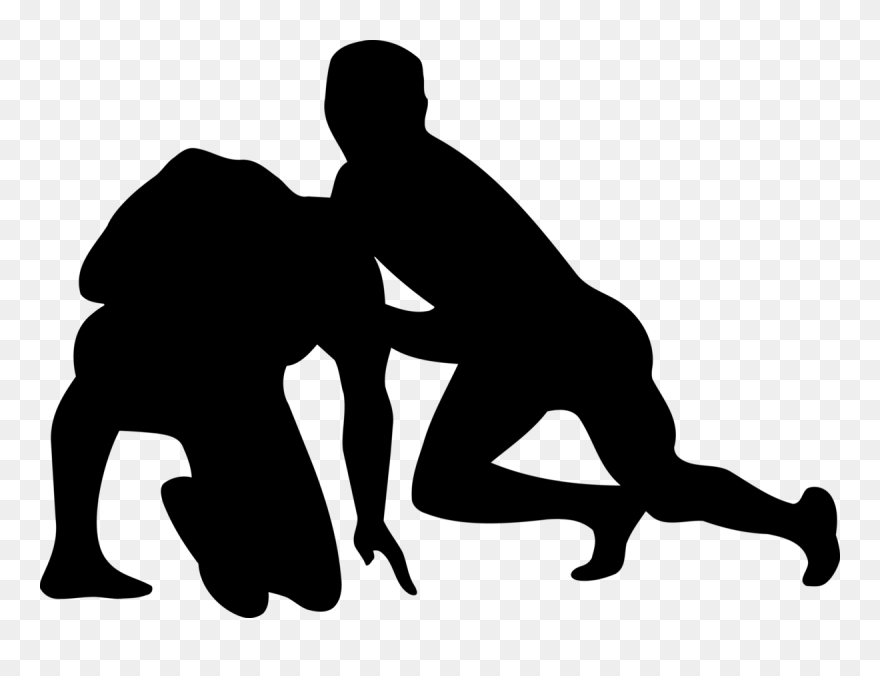 Wrestling Sticker Clipart