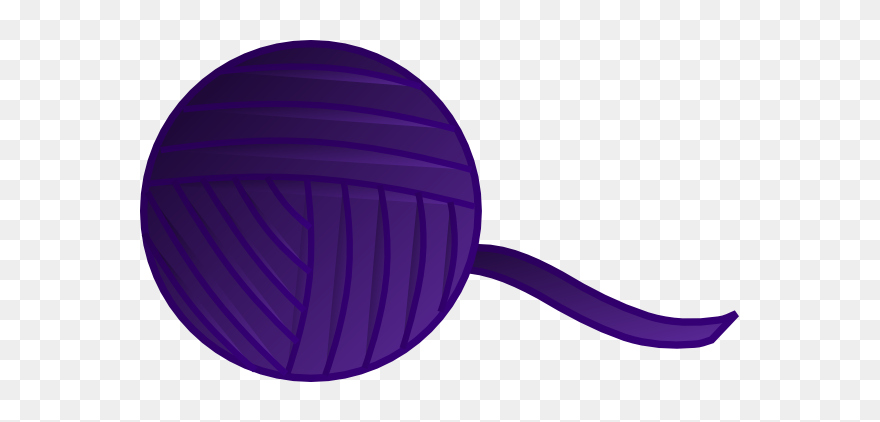 Knitting Needles With Ball Of Yarn Svg Clip Arts - Circle - Png Download