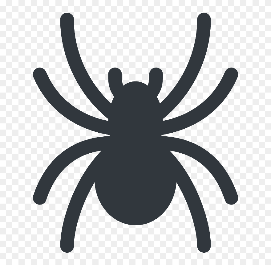 Spider Emoji Clipart - Spider Emoji - Png Download