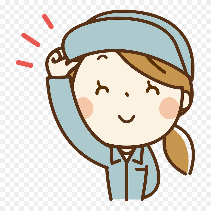 Factory Worker Woman Clipart - Png Download