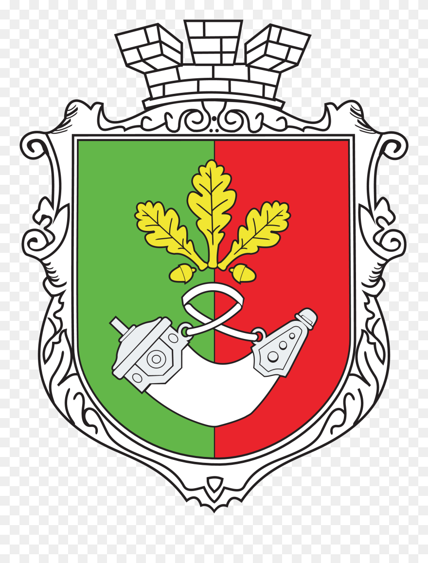 Coat Of Arms Of The City Of Krivoy Rog - Герб Кривого Рога Вектор Clipart