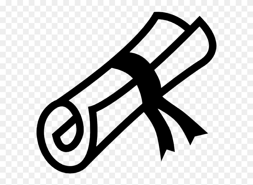 Transparent Background Diploma Clipart - Png Download