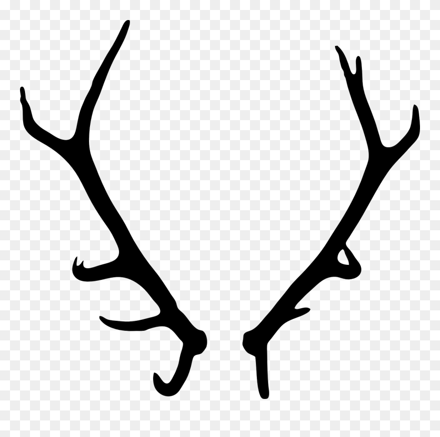 Elk Clipart European Mount Elk European Mount Transparent - Transparent Background Antlers Clip Art - Png Download