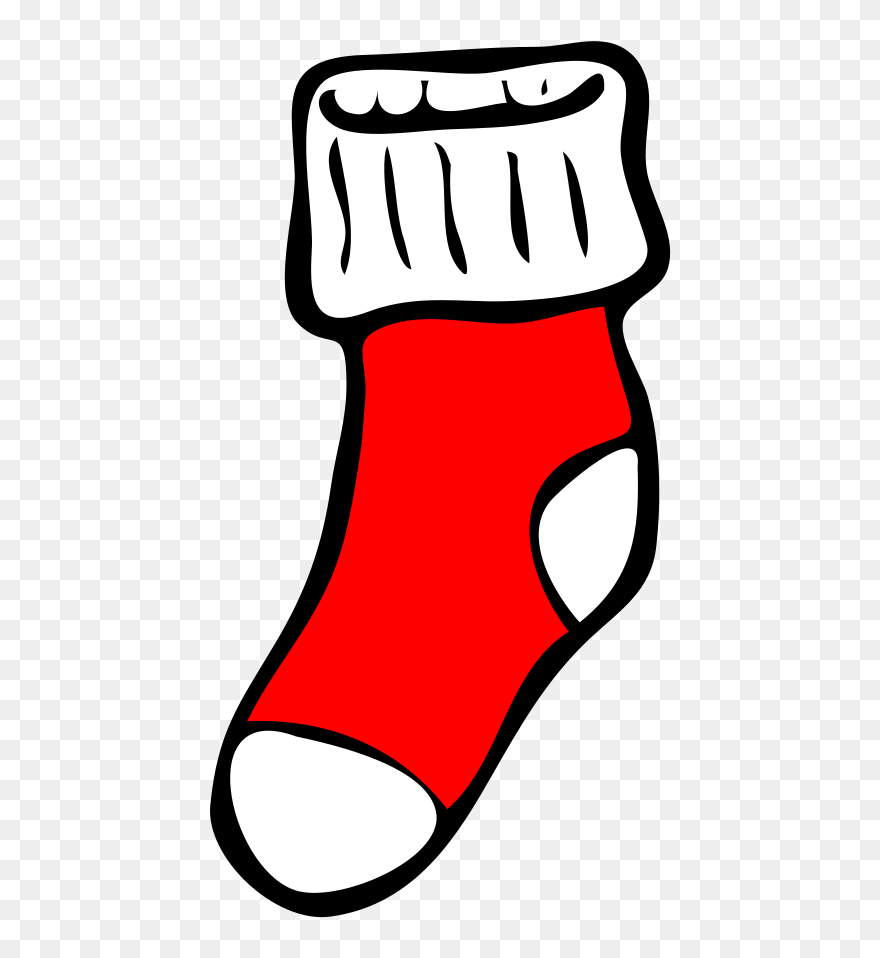 Stocking Christmas Sock - Sock Clipart - Png Download
