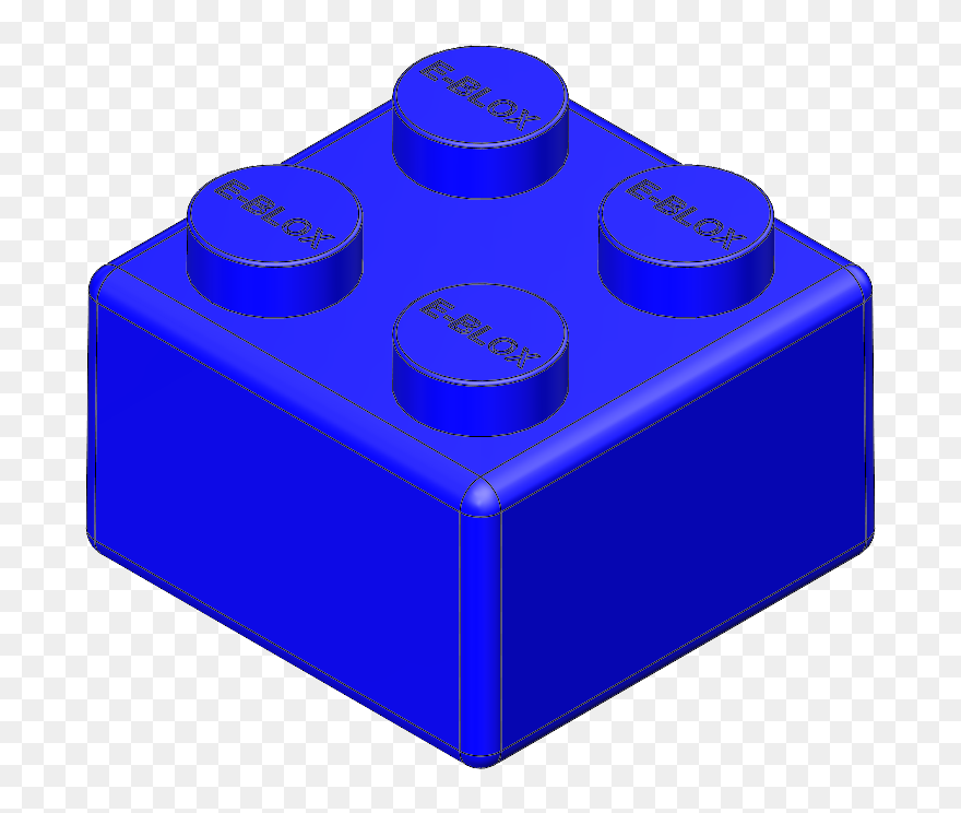 E Blox X Block - Lego Clipart