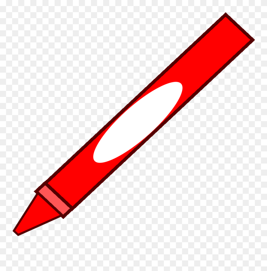 Free Crayon Clipart Pictures - Crayon Red Clipart - Png Download
