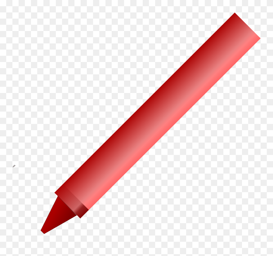 Red Pencil Clipart - Png Download