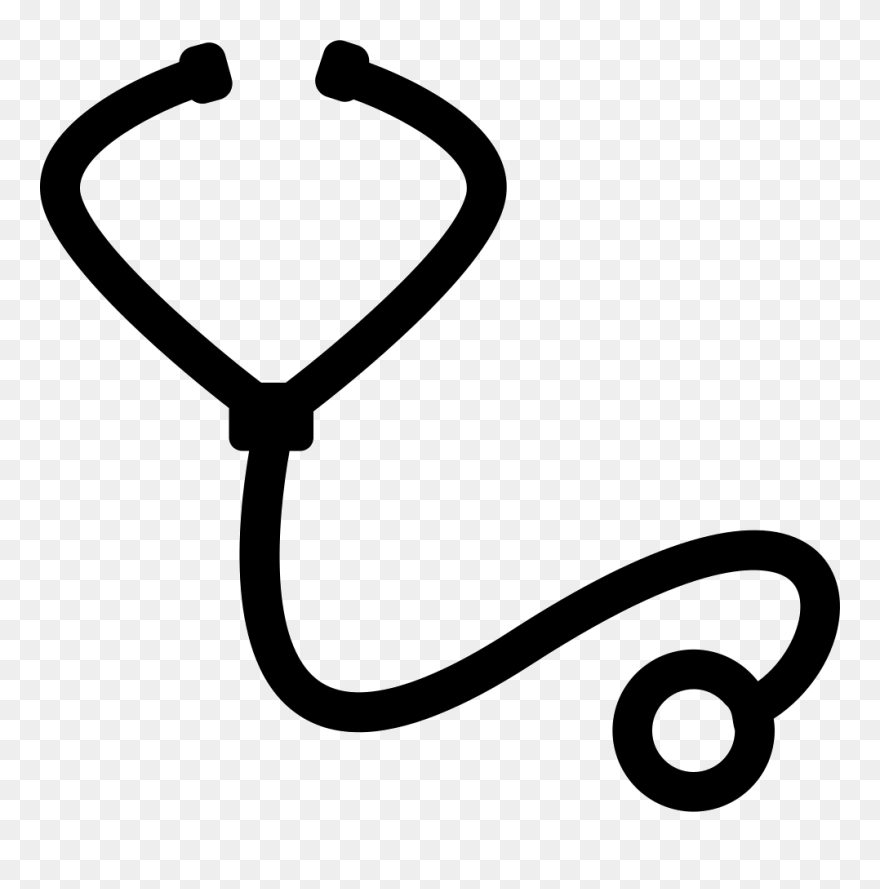Heart Shaped Stethoscope Clipart Graphic Royalty Free - Stethoscope Clipart - Png Download