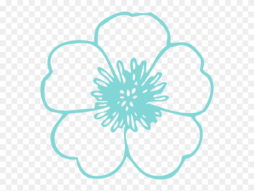 Drawing Of Simple Flowers Clipart